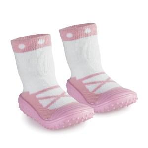 Zapatilla-calcetín-bebé-primeros-pasos-rosas-70107-70108